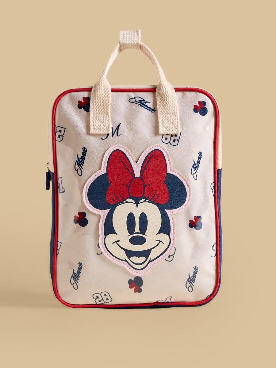 Minnie Mouse Applique Backpack with Adjustable Straps
