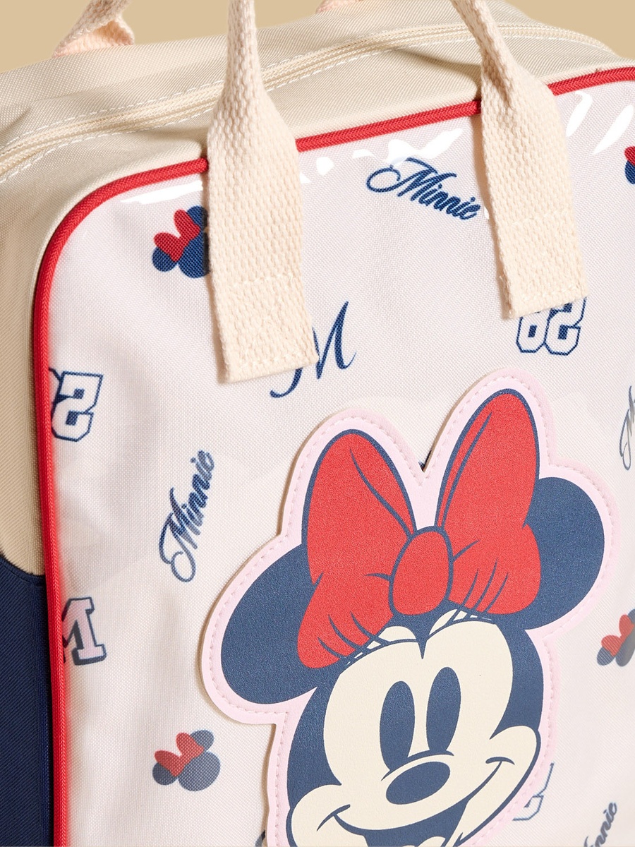 Minnie Mouse Applique Backpack with Adjustable Straps