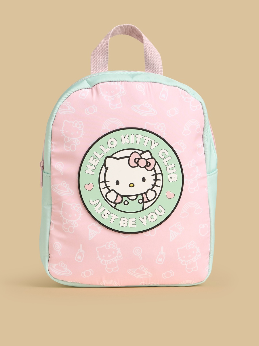 Hello Kitty Backpack with Zip Closure