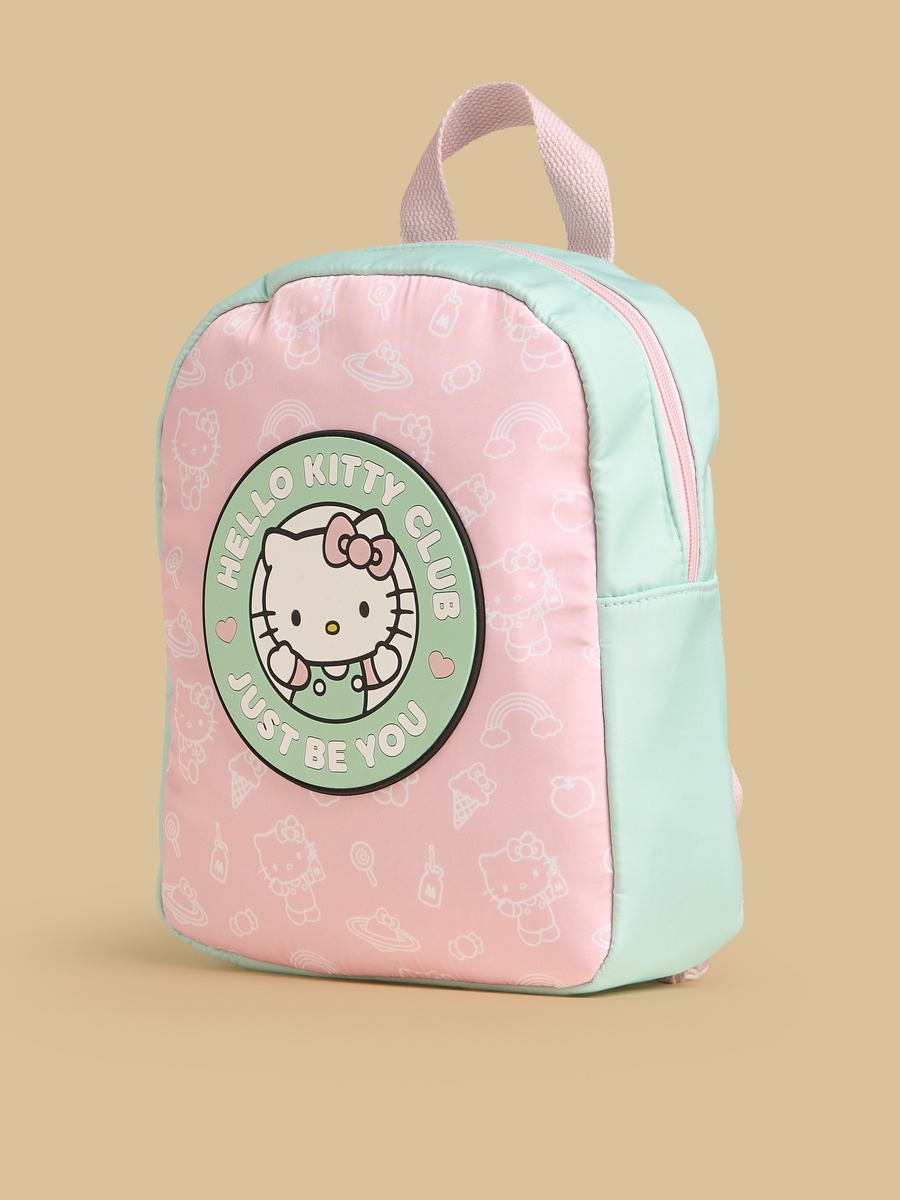 Hello Kitty Backpack with Zip Closure
