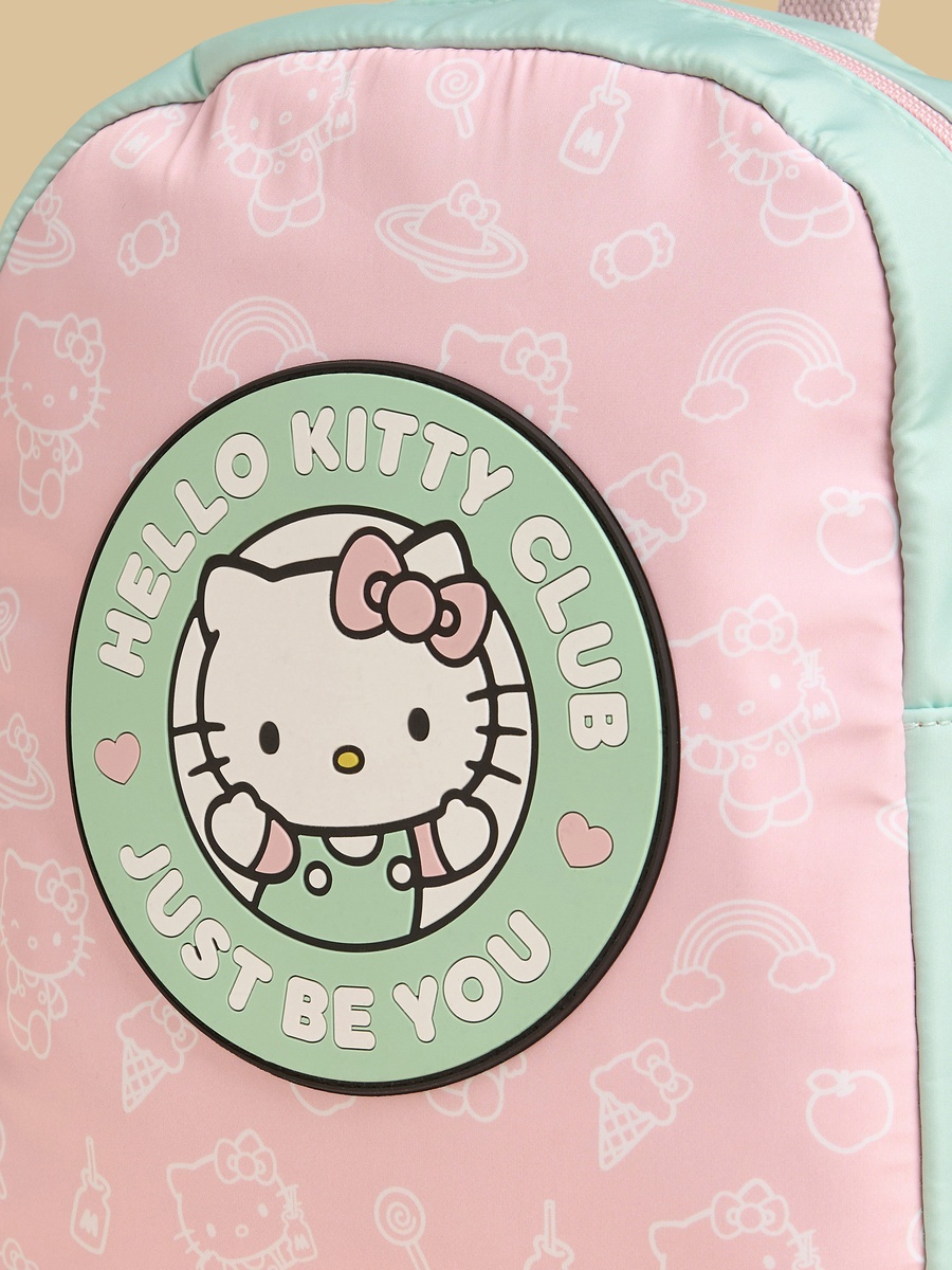 Hello Kitty Backpack with Zip Closure