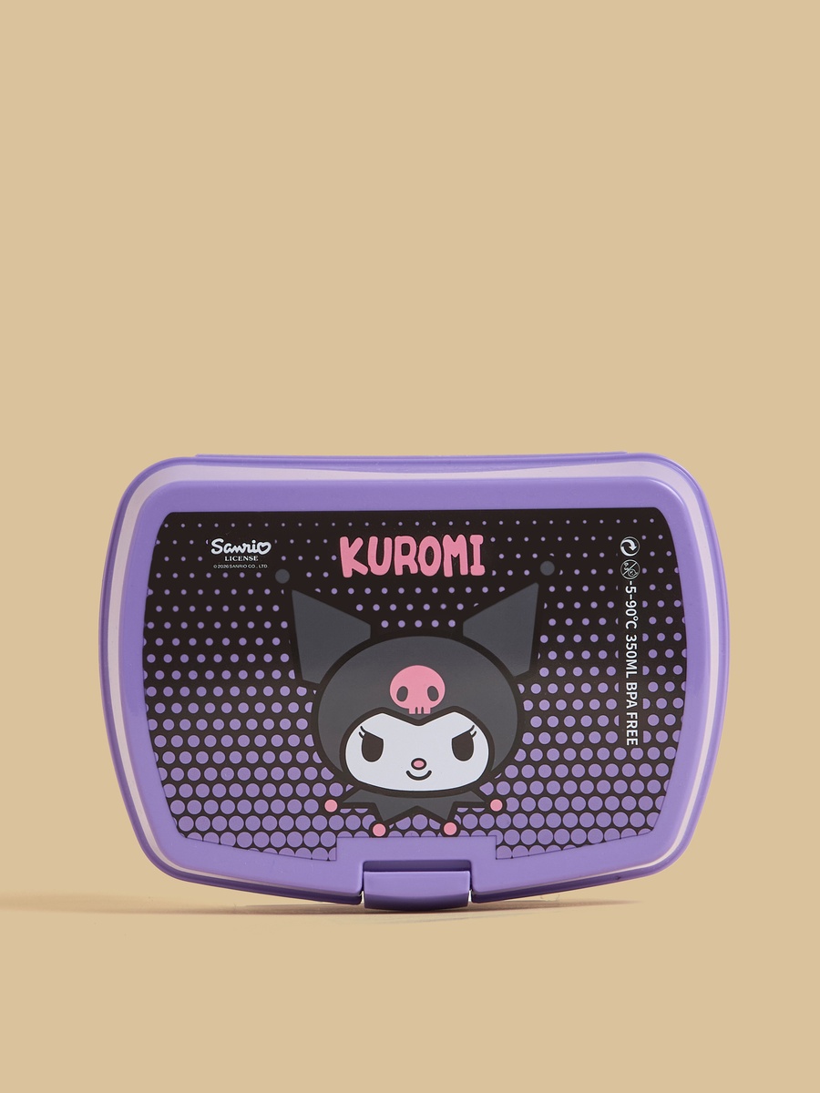 Kuromi Print 5-Piece Trolley Backpack Set