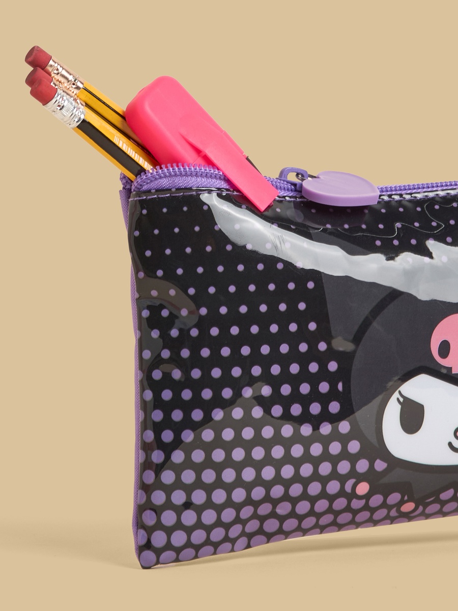Kuromi Print 5-Piece Trolley Backpack Set