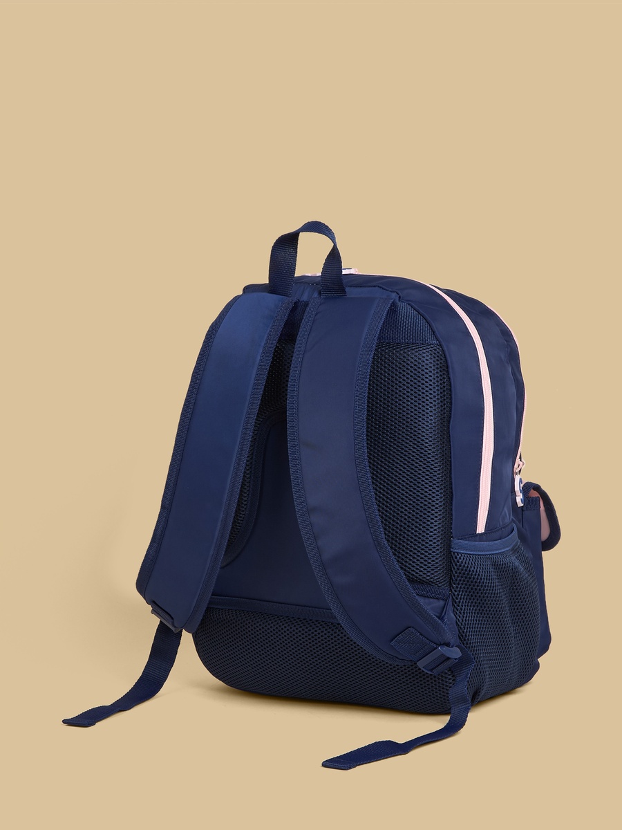 Stitch and Angel Accent Backpack with Padded Shoulder Straps