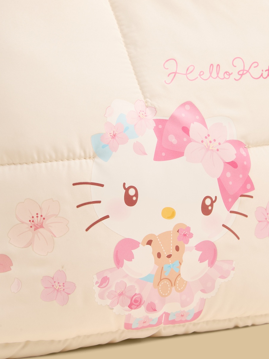 Hello Kitty Print Tote Bag with Double Handle
