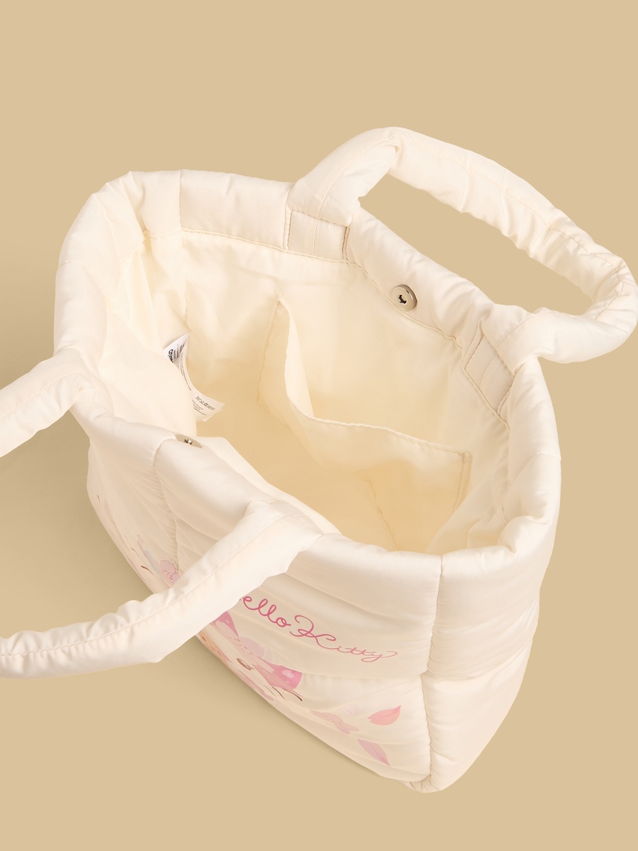 Hello Kitty Print Tote Bag with Double Handle