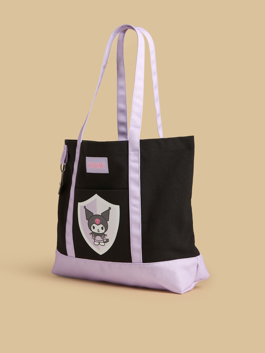 Kuromi Tote Bag with Keyring