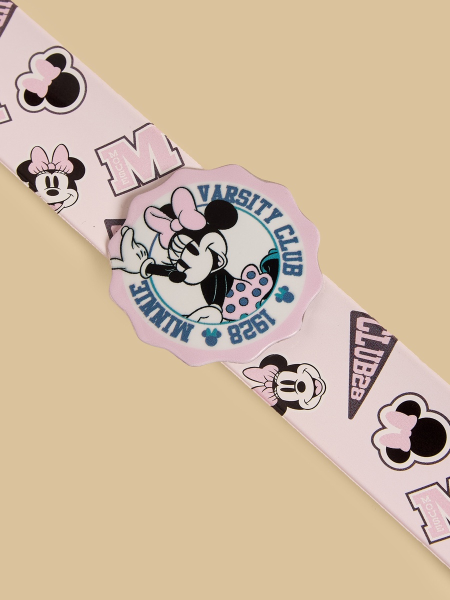 Minnie Mouse Print Slap Bracelet