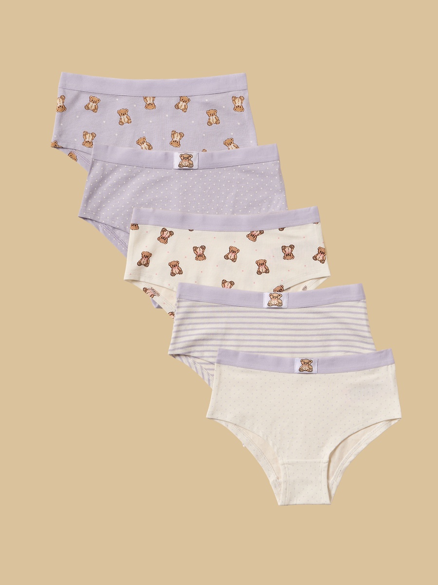Pack of 5 - Bear Print Briefs