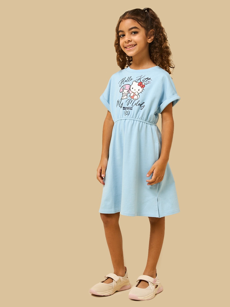 Hello Kitty and Friends Print Dress