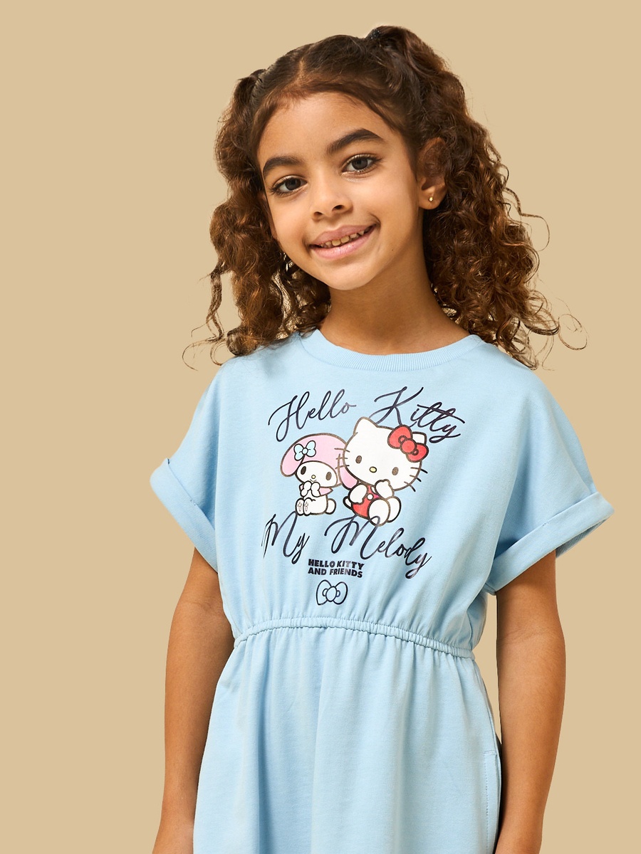 Hello Kitty and Friends Print Dress