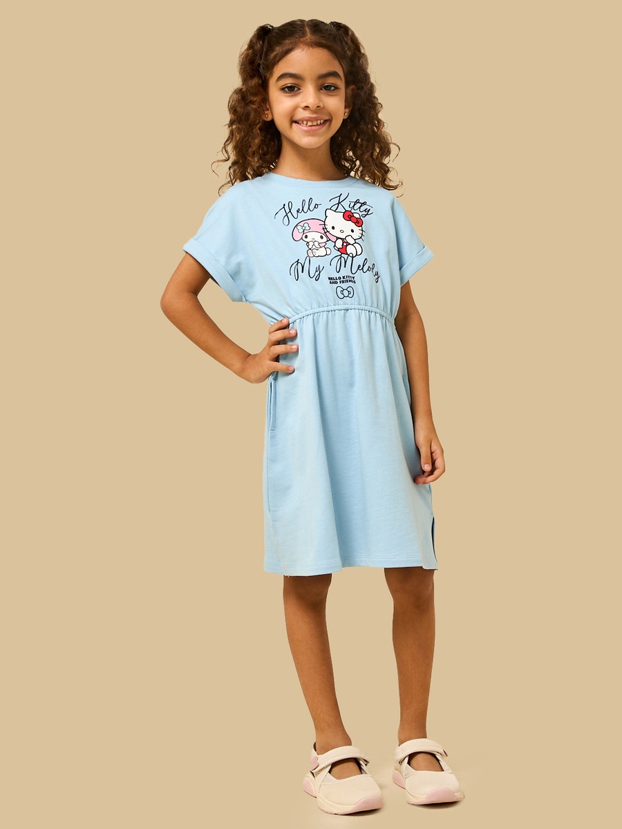 Hello Kitty and Friends Print Dress