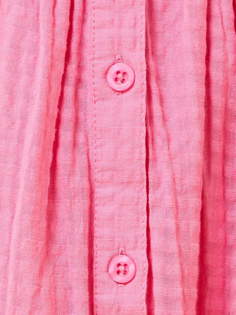 Floral Embroidered Collared Dress