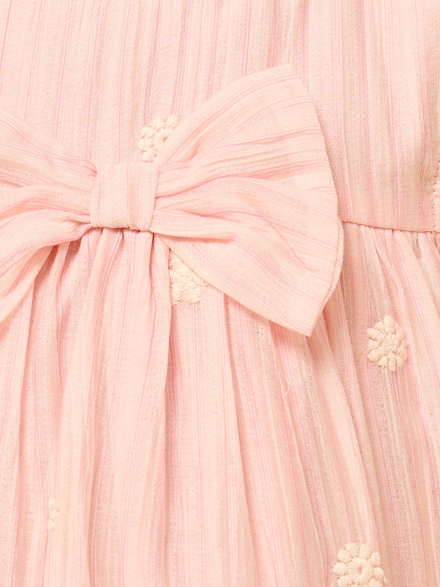 Bow Accent Sleeveless Dress