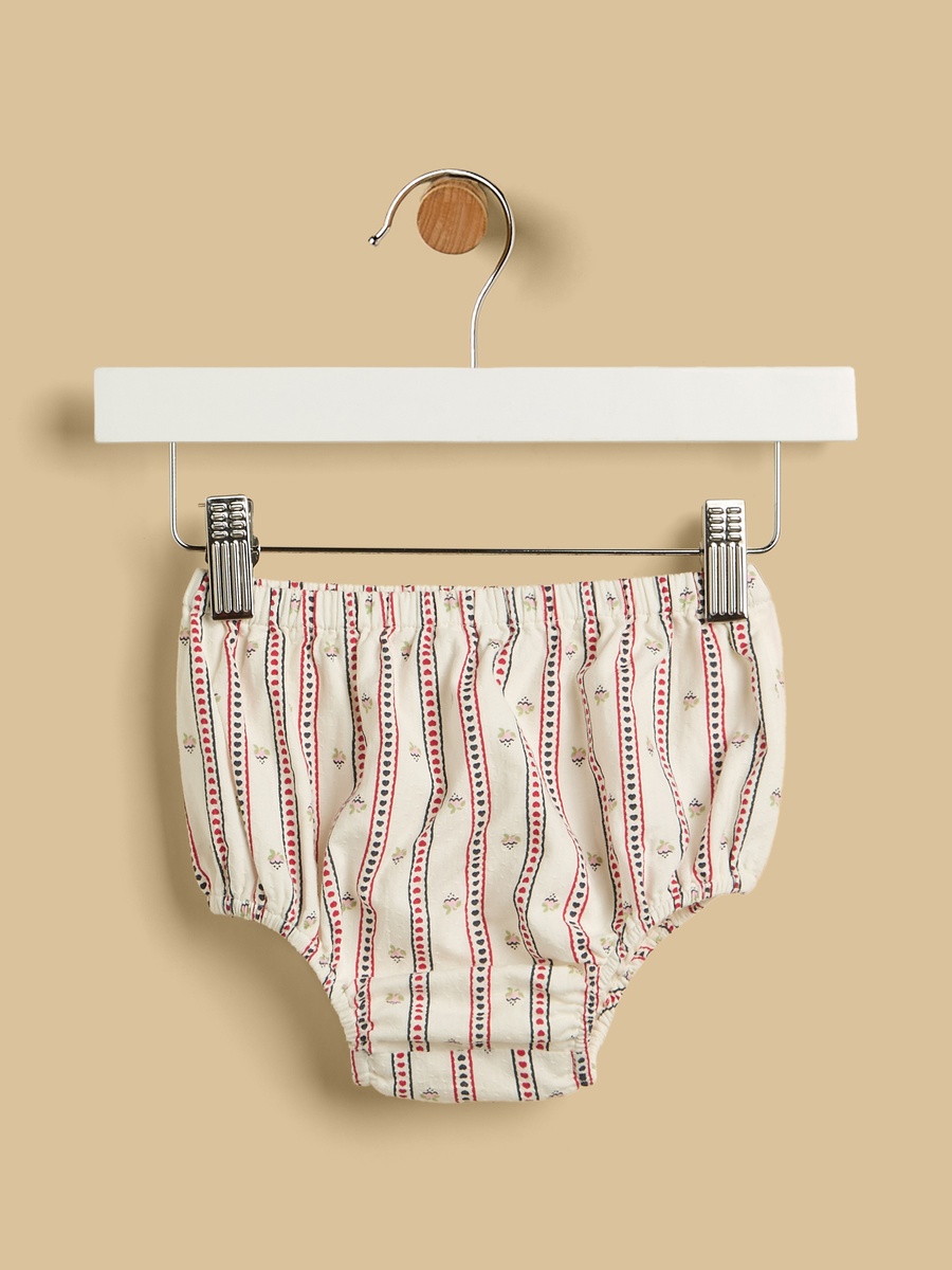 Striped Dress with Bloomers