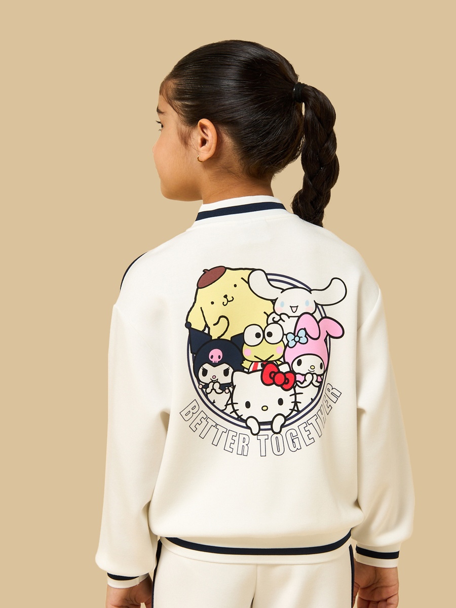 Hello Kitty and Friends Print Bomber Jacket