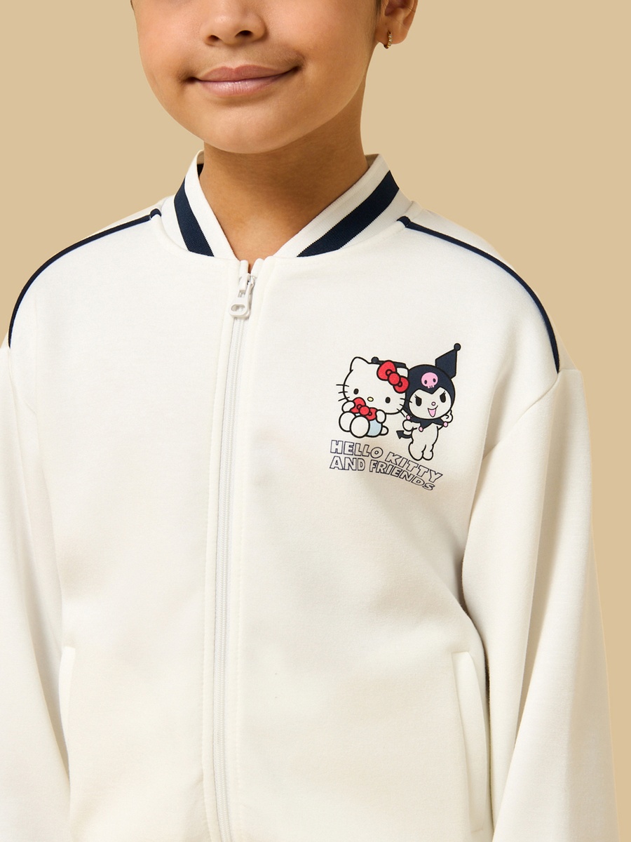 Hello Kitty and Friends Print Bomber Jacket