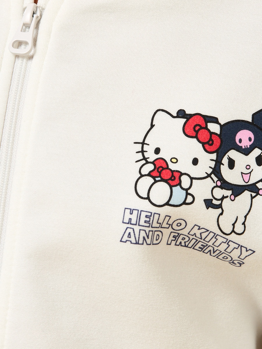 Hello Kitty and Friends Print Bomber Jacket