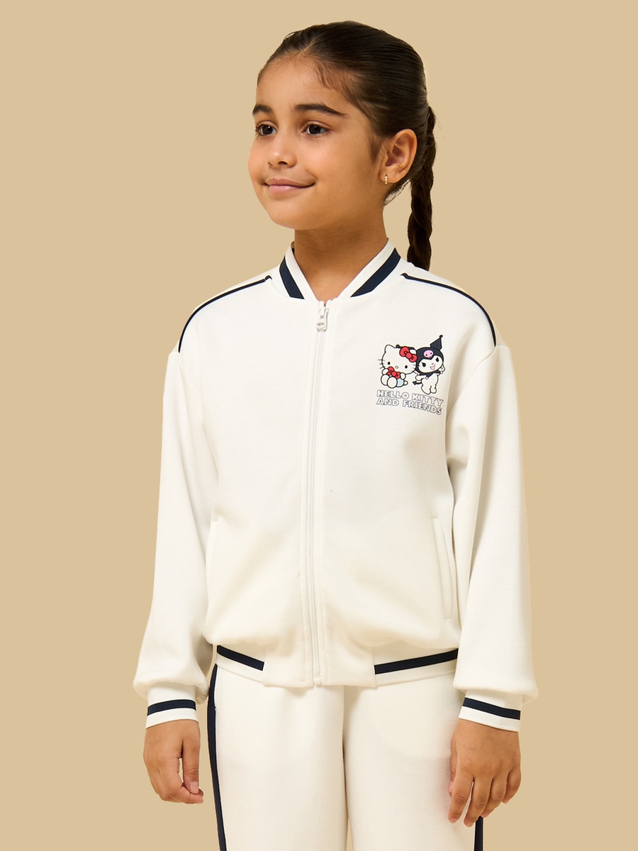 Hello Kitty and Friends Print Bomber Jacket