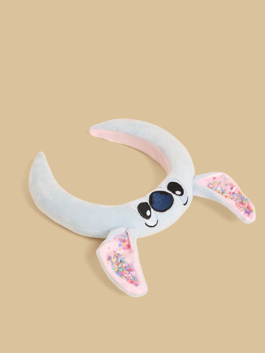 Stitch Embroidered Hairband with 3D Ears