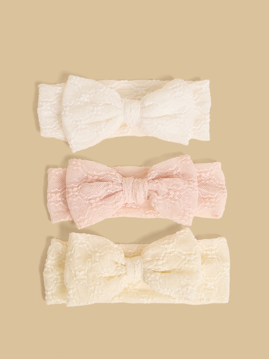 Pack of 3 - Textured Bow Headband