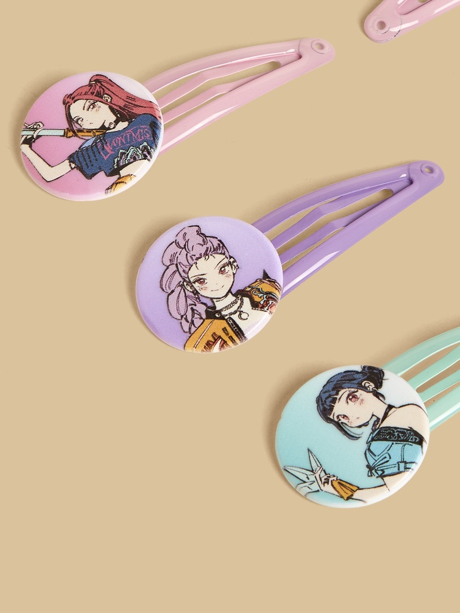 Pack of 6 - KPop Demon Hunters Hair Clip