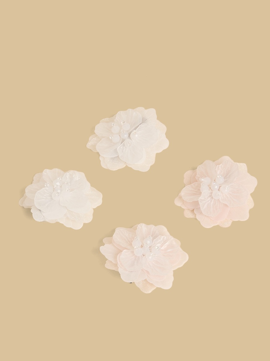 Pack of 4 - Floral Shaped Hair Clip