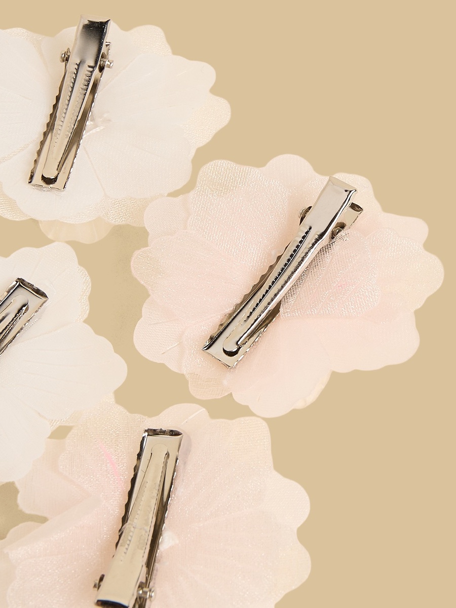 Pack of 4 - Floral Shaped Hair Clip