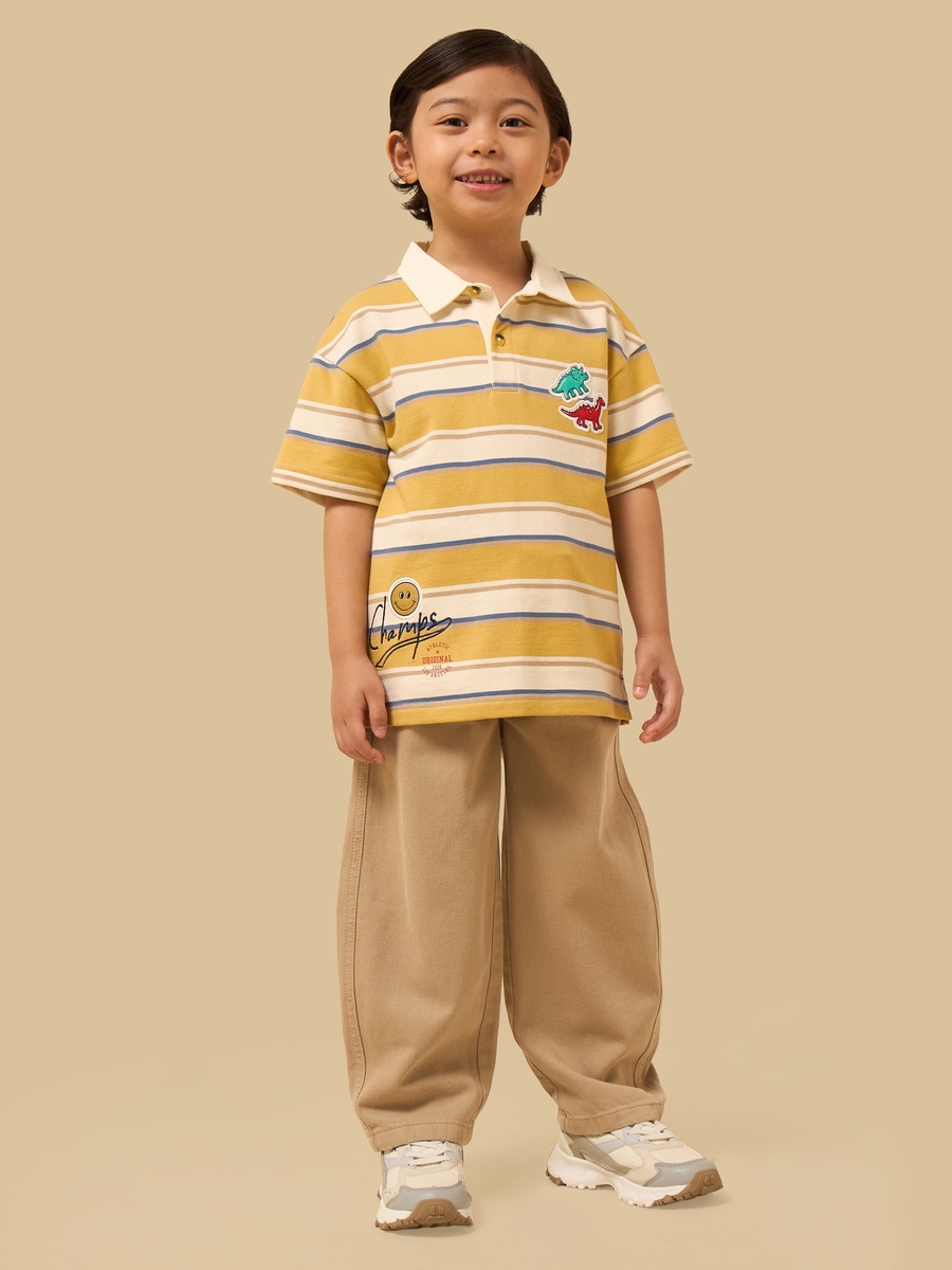 Balloon Fit Cotton Jeans