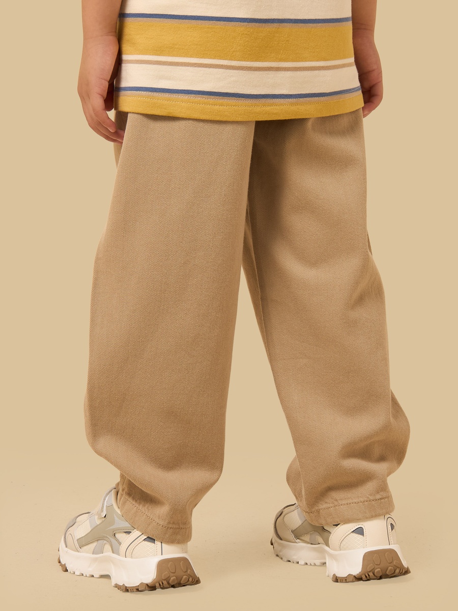 Balloon Fit Cotton Jeans