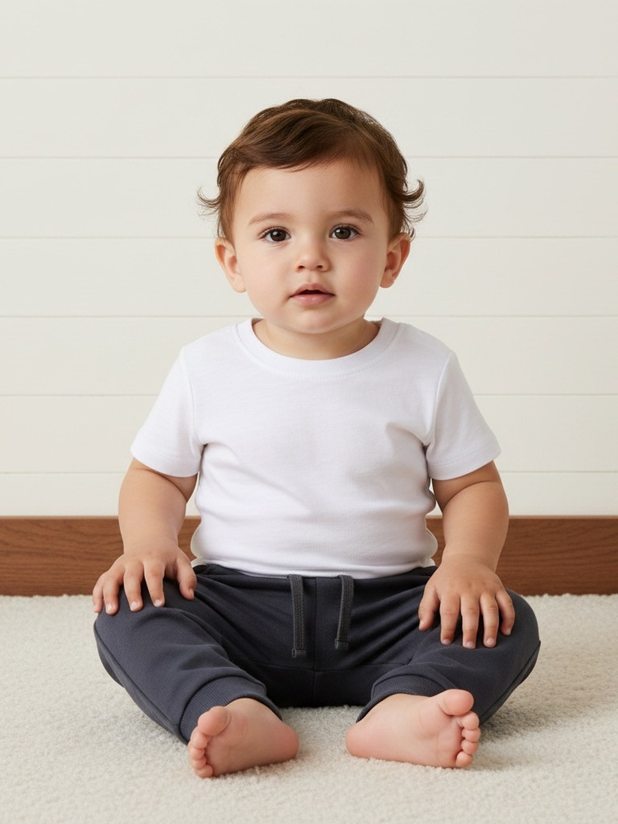 Textured Cotton Joggers