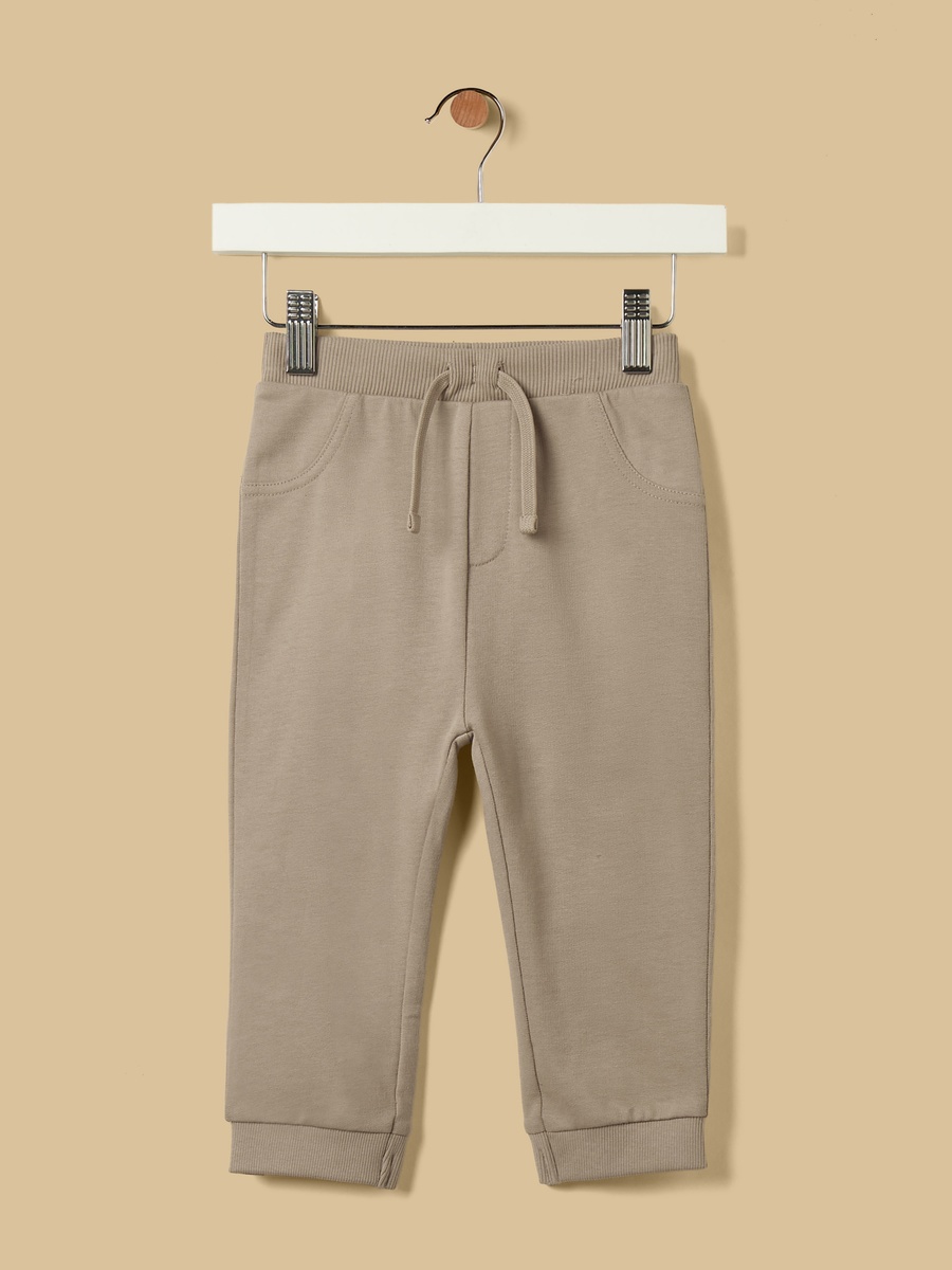 Textured Cotton Joggers