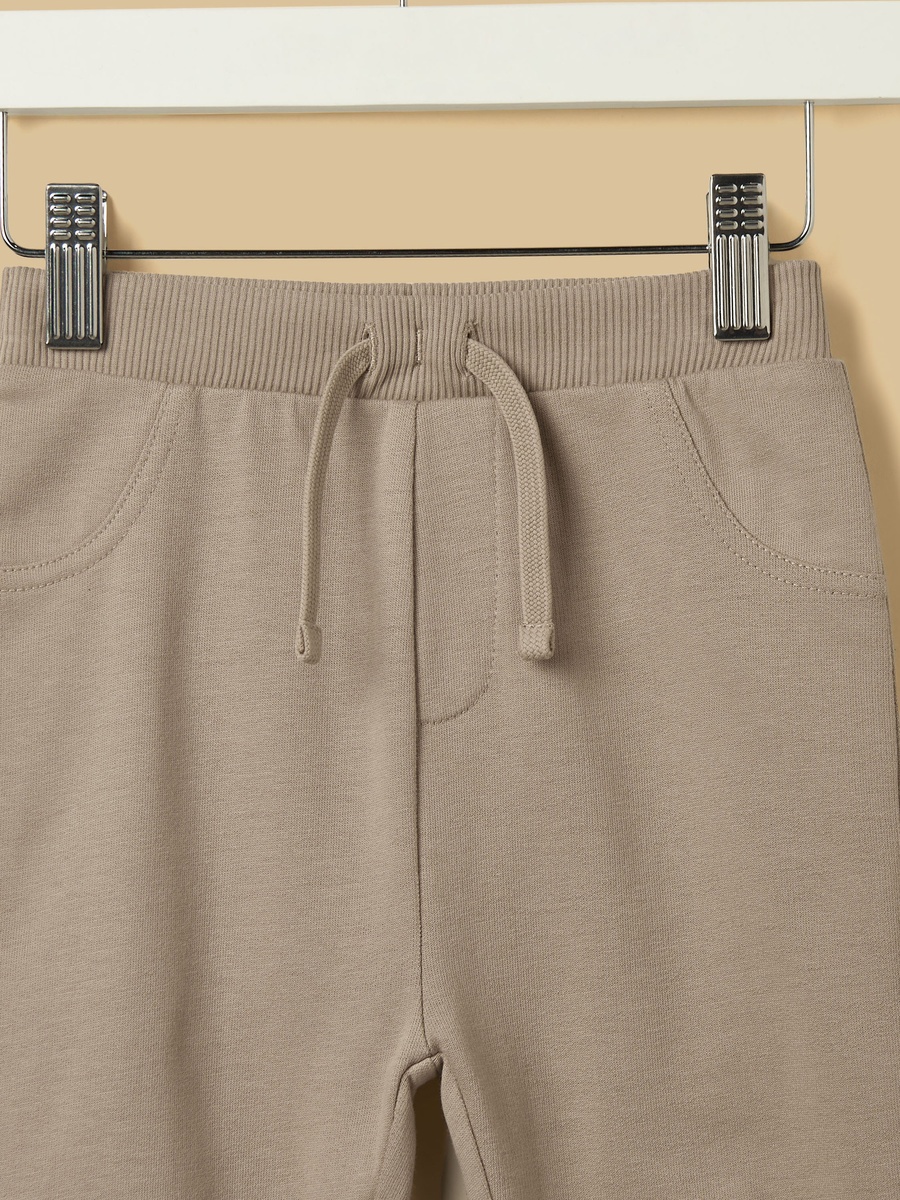 Textured Cotton Joggers