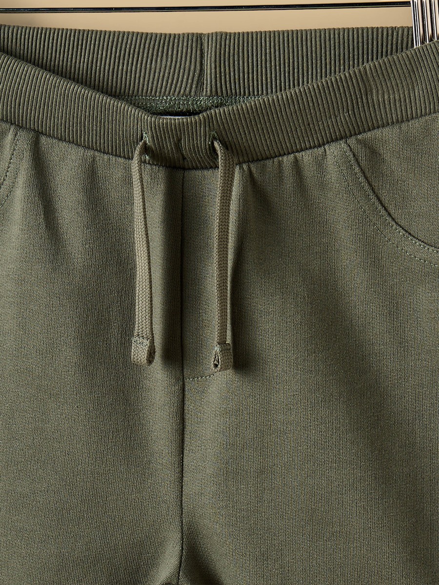 Textured Cotton Joggers