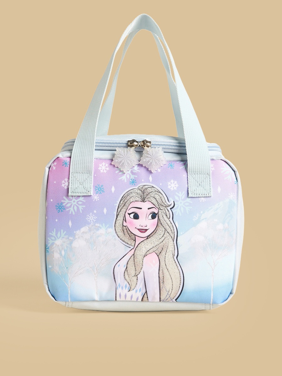 Frozen Print Lunch Bag with Zip Closure