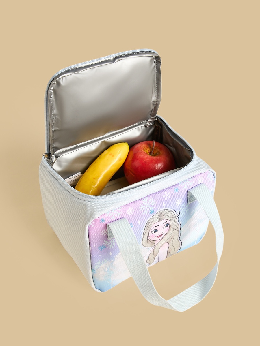 Frozen Print Lunch Bag with Zip Closure