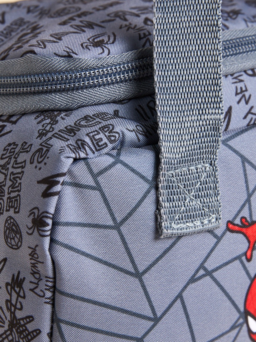 Spider-Man Print Lunch Bag with Zip Closure