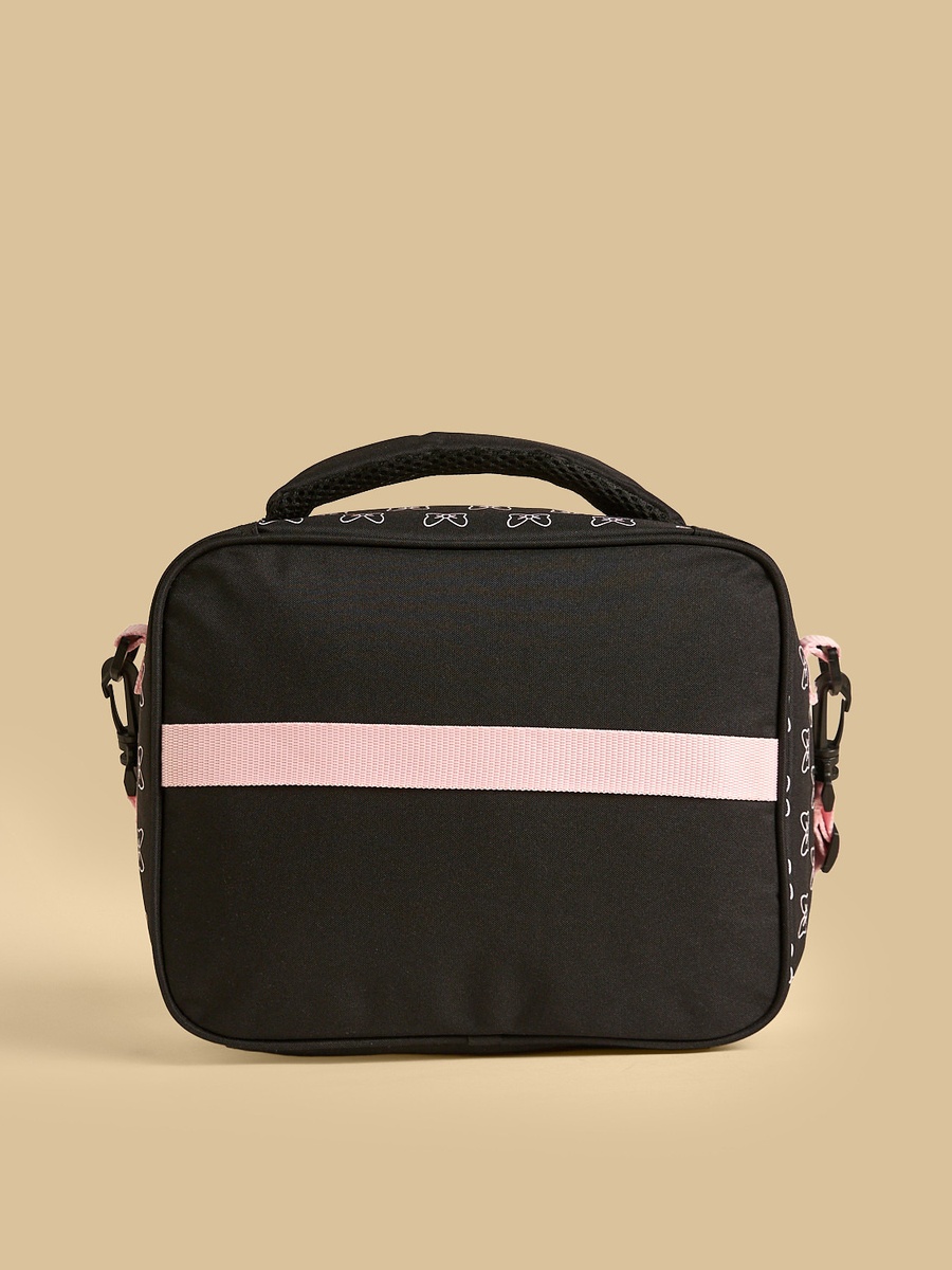 Minnie Mouse Print Lunch Bag with Zip Closure