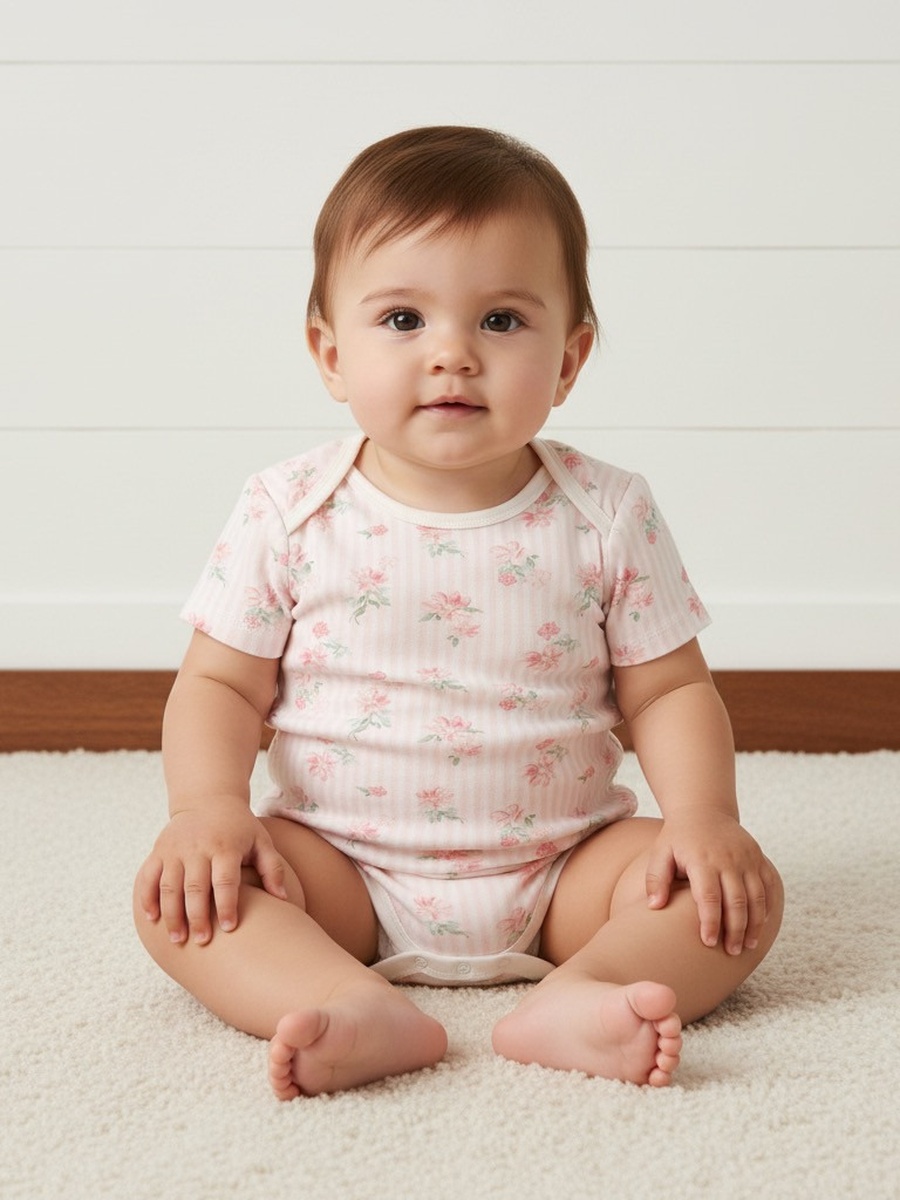 Pack of 3 - Assorted Cotton Bodysuit