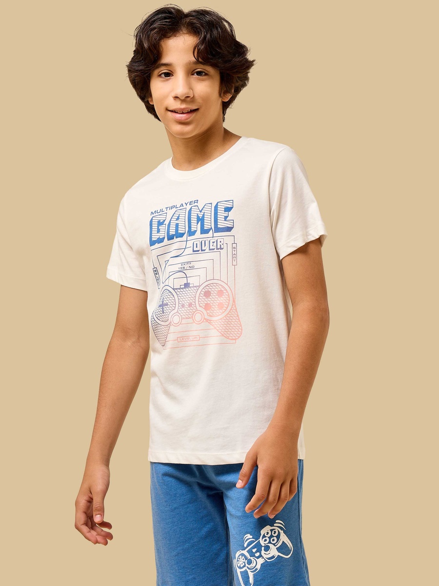 Gaming Print Shorts Set
