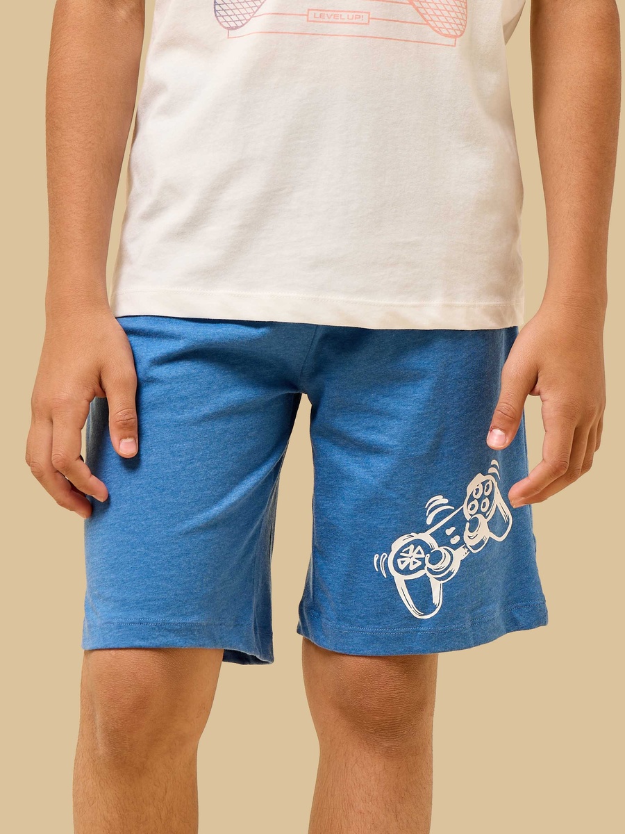 Gaming Print Shorts Set