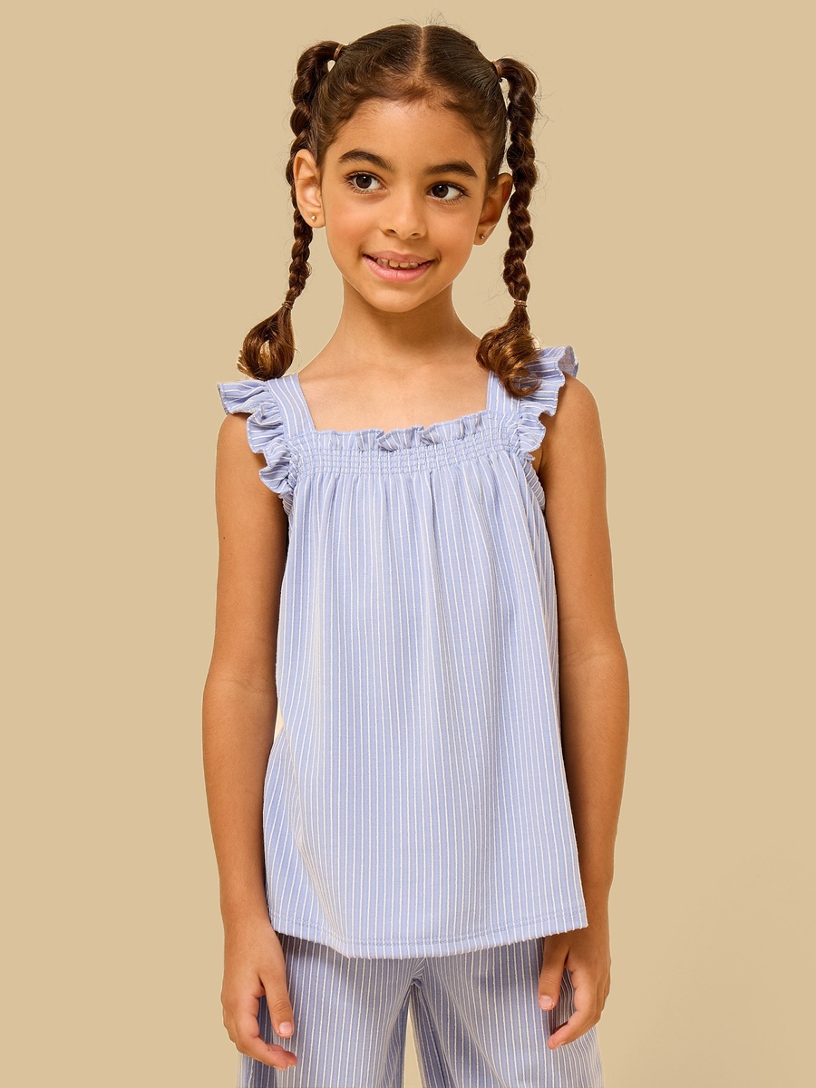 Striped Soft Touch Pyjama Set