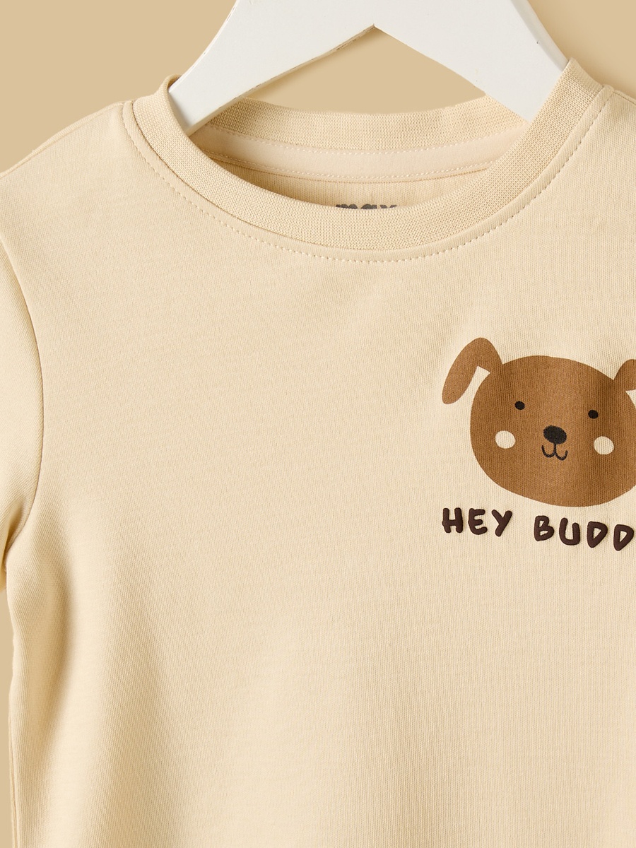 Bear Print Cotton Pyjama Set
