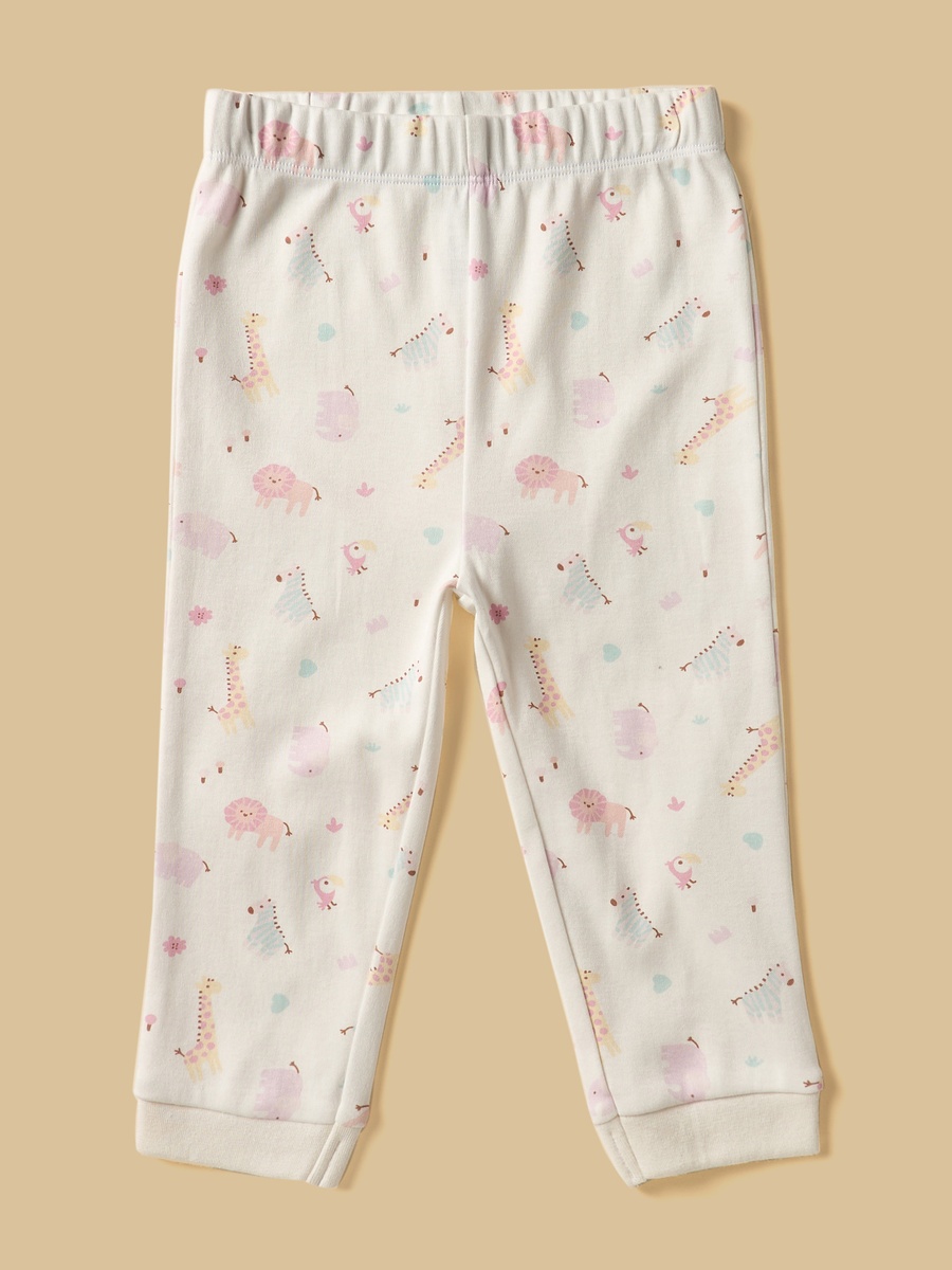Pack of 2 - Safari Print Cotton Pyjama Set