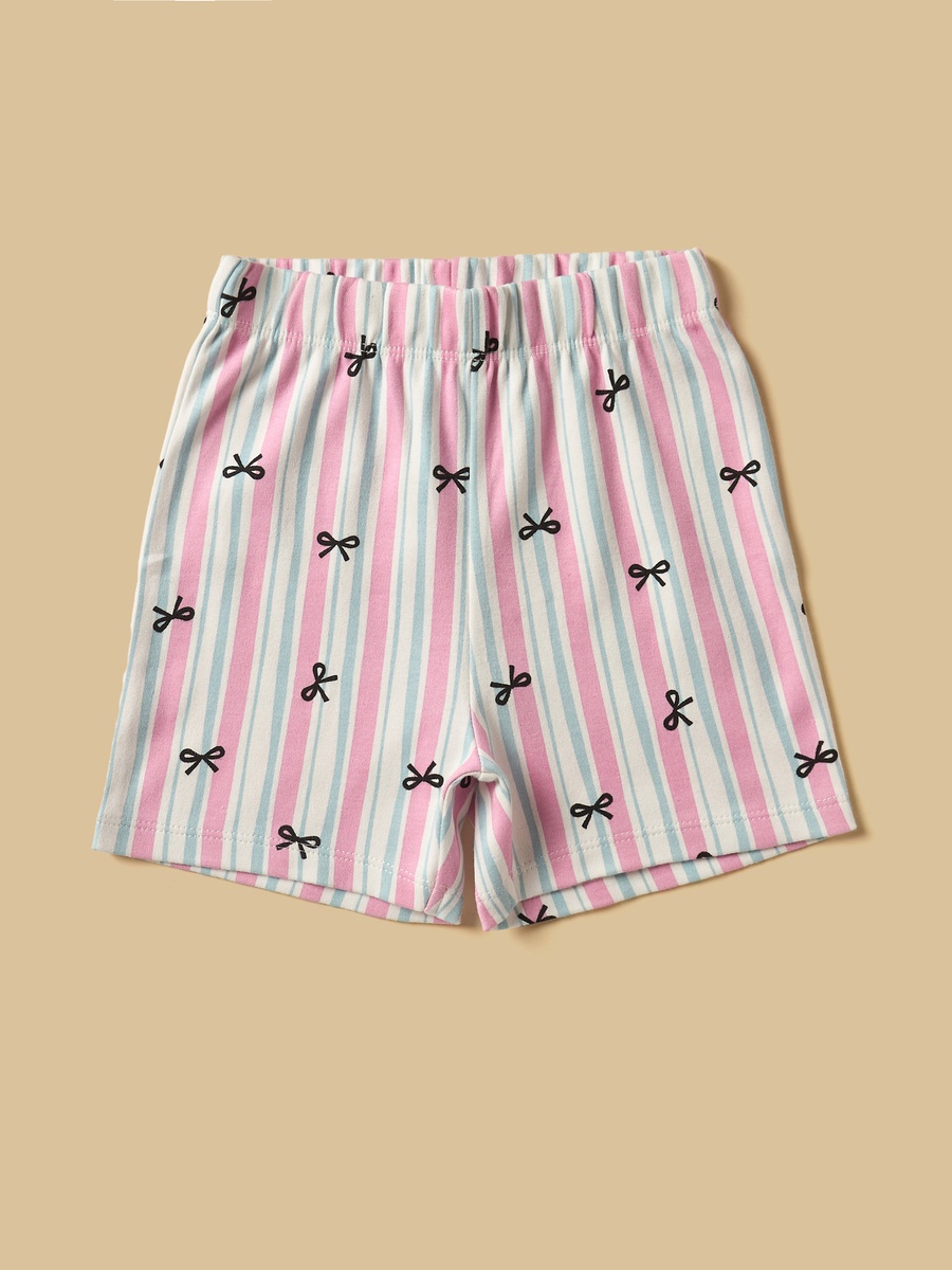 Pack of 2 - Printed Cotton Pyjama Set
