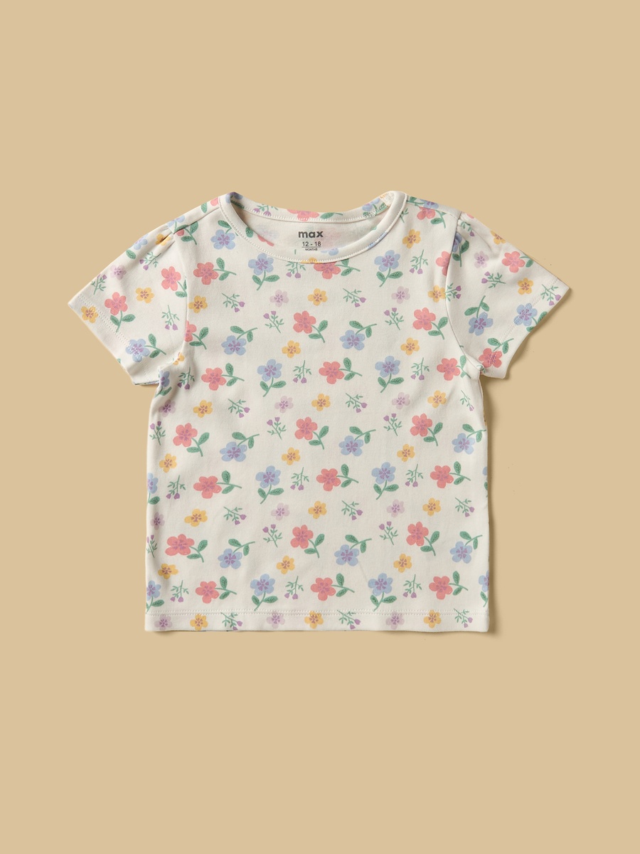 Pack of 2 - Floral Print Cotton Pyjama Set