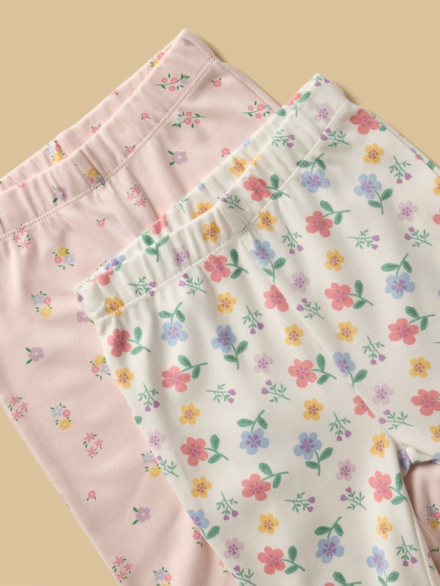 Pack of 2 - Floral Print Cotton Pyjama Set
