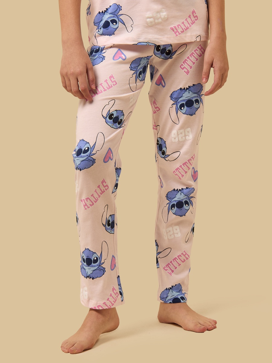 Pack of 2 - Stitch Print Pyjama Set