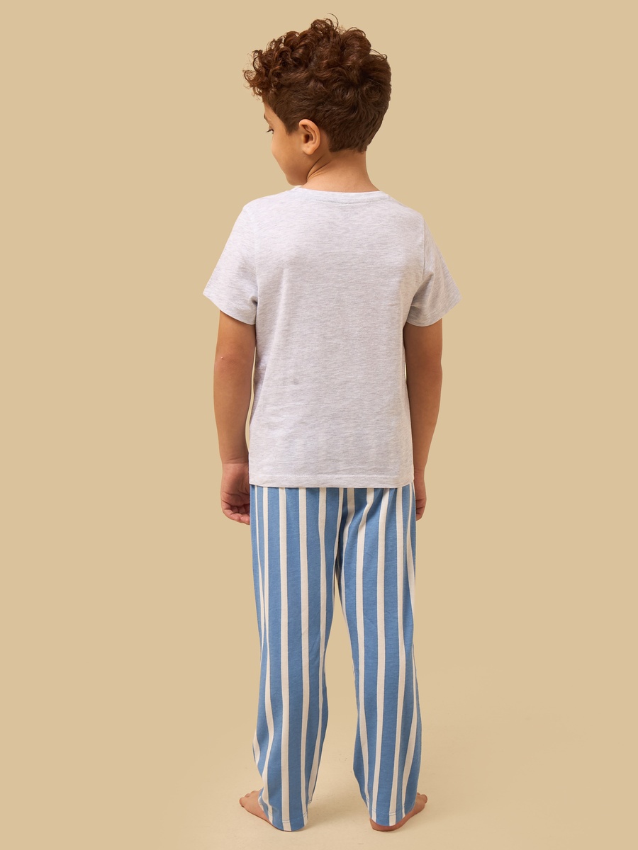 Pack of 2 - Bear Print Cotton Pyjama Set