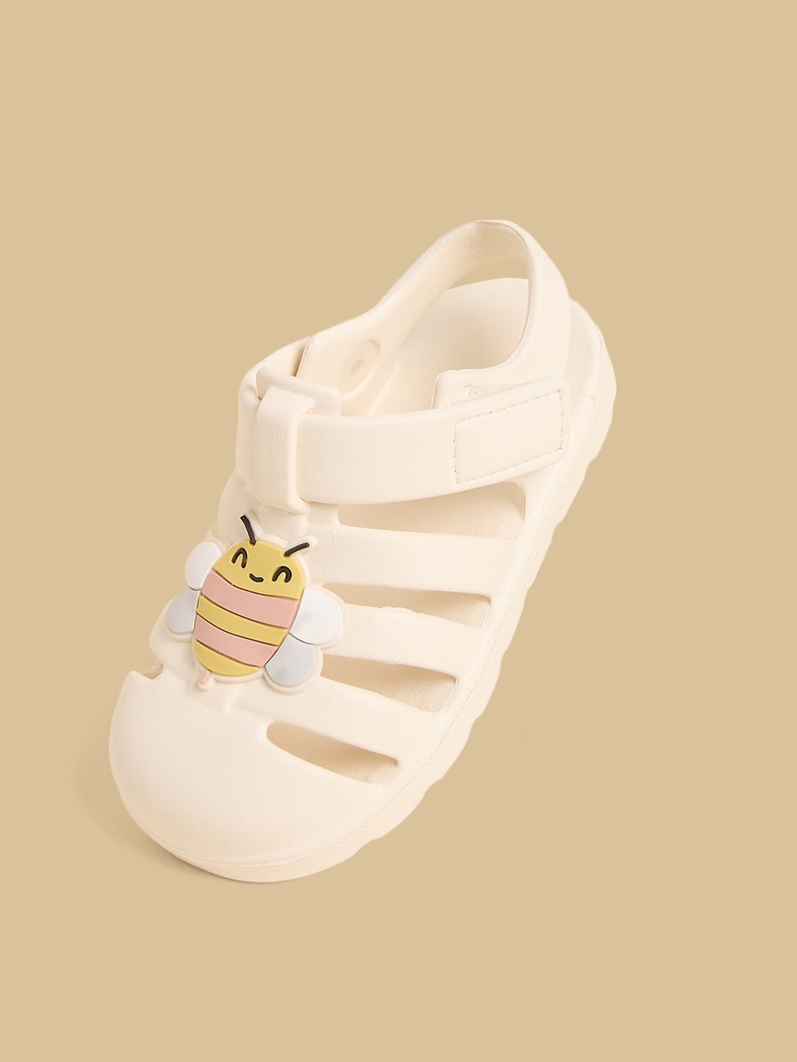Applique Fisherman Sandals with Hook and Loop Closure